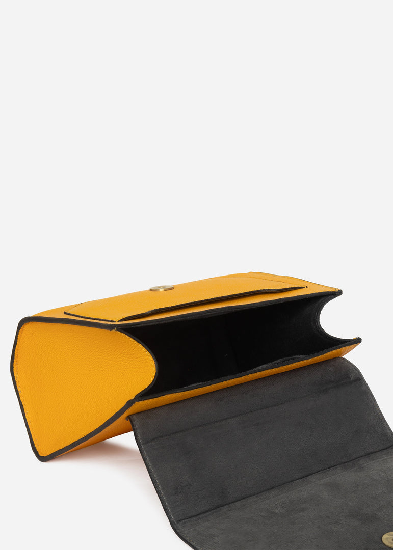 Yellow handbag