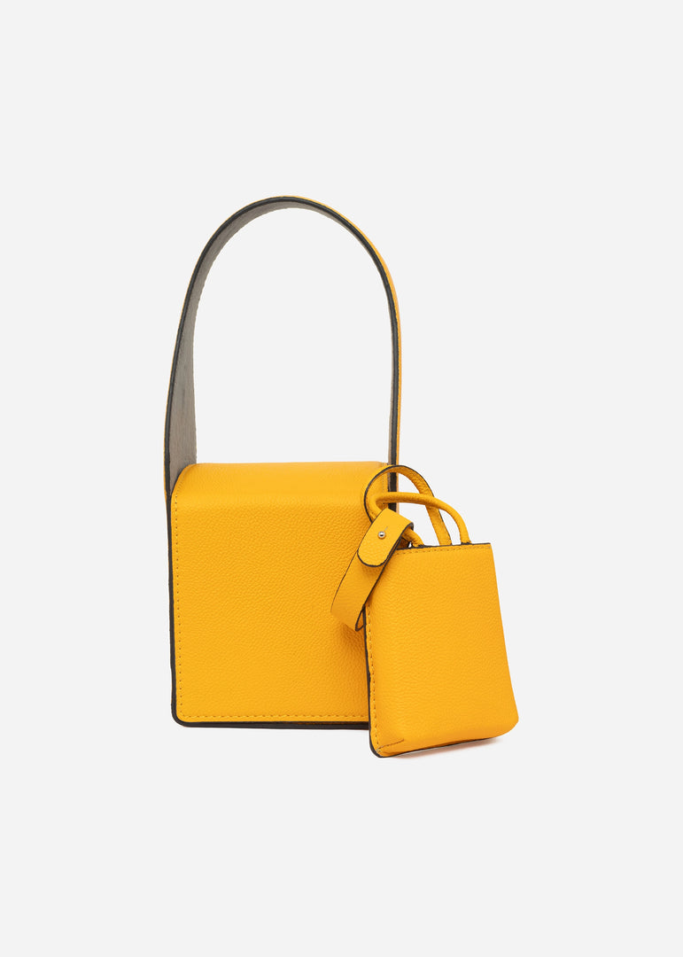 box shaped leather bags