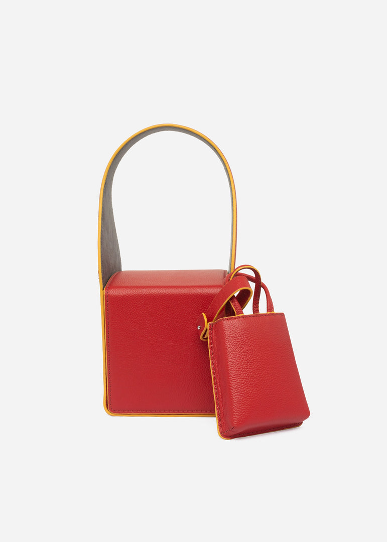 Small red carry bag