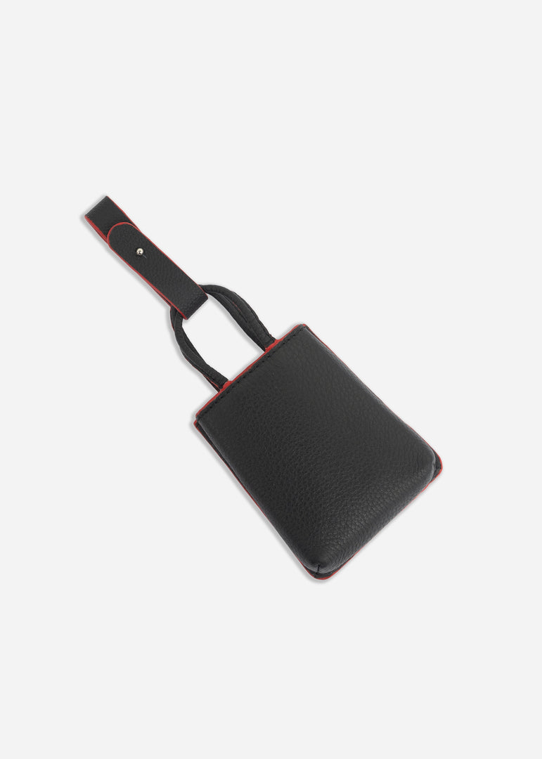 Black cube purse