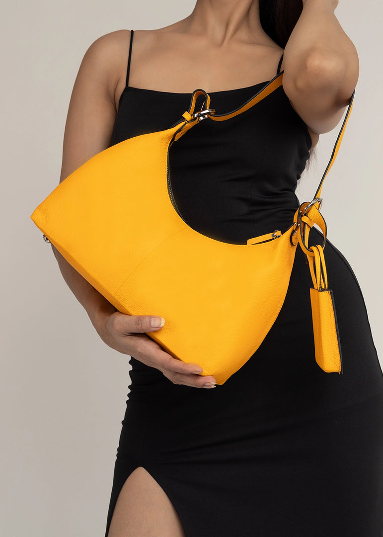 luxury yellow purse