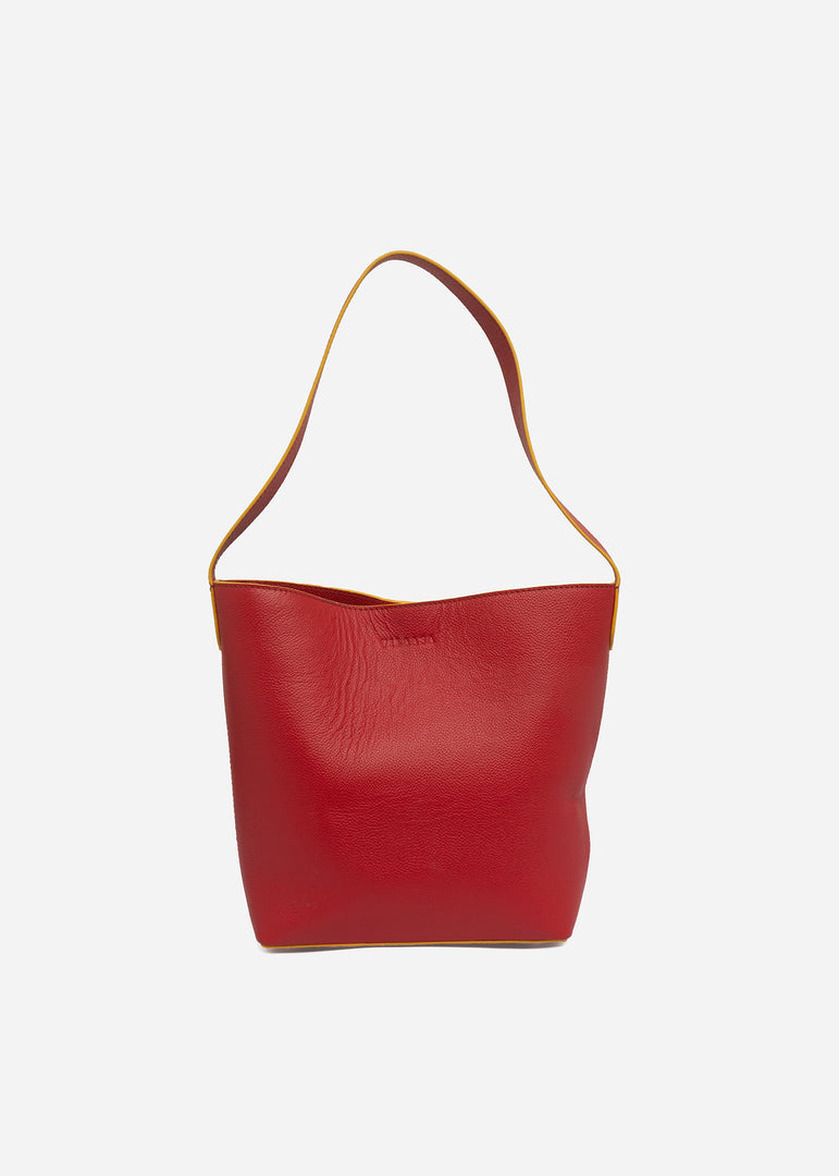 Red finest tote