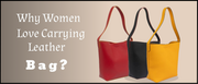 Leather tote bags