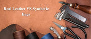 Real leather vs. synthetic bags