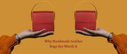 Leather handbag