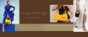 Luxury leather bags for women by Vilaasa Lifestyle featuring premium yellow and black handbags designed for modern fashion and everyday use.