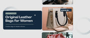 Original leather bags for women with a timeless design suitable for office, travel, and daily use.