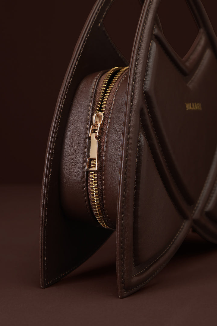 Tulip Handbag - Brown