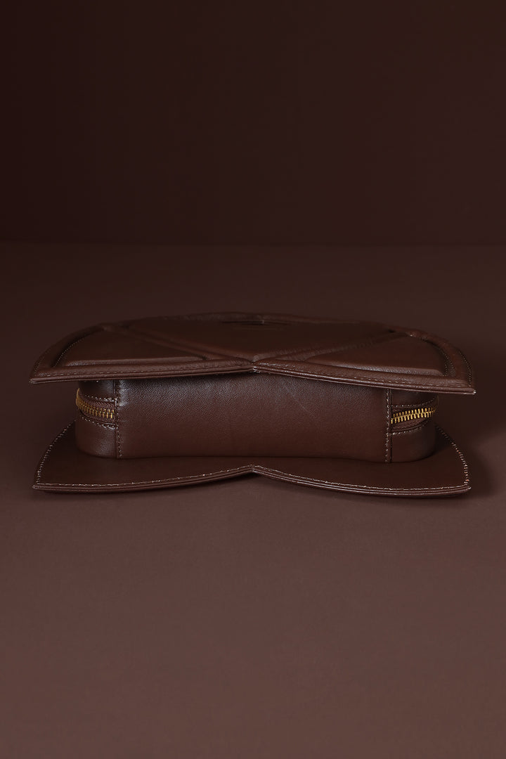 Tulip Handbag - Brown