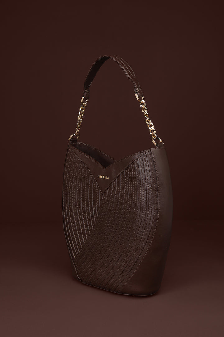 Tulip Tote - Brown