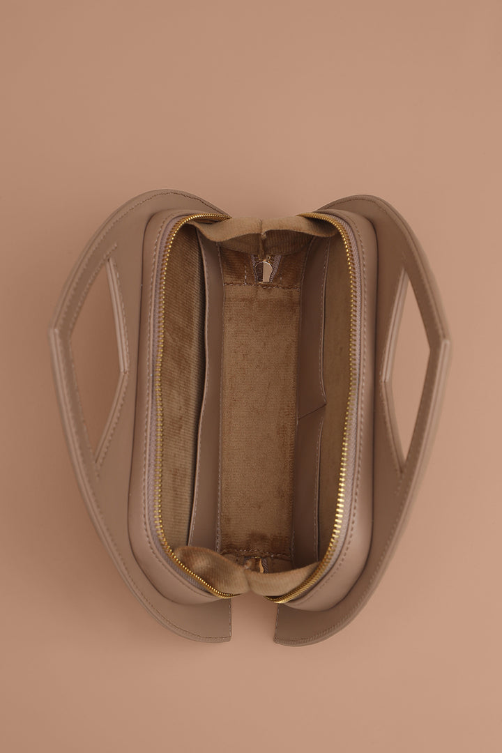 Tulip Handbag - Beige