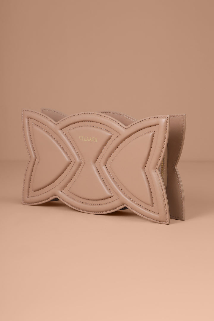 Tulip Clutch - Beige