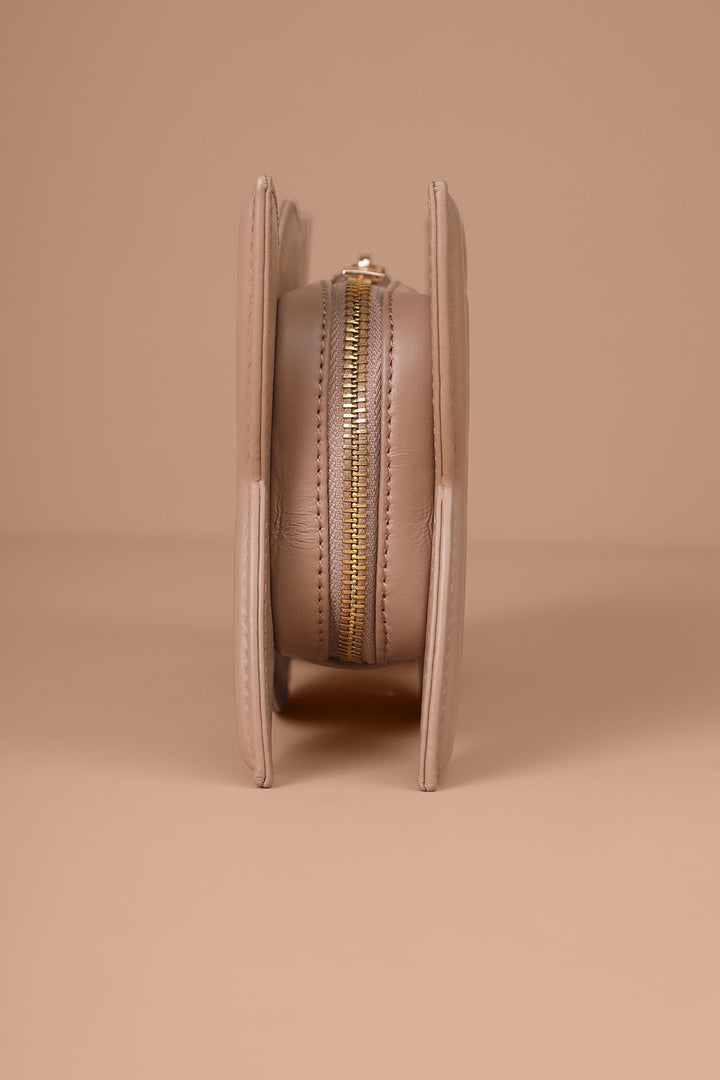 Tulip Clutch - Beige