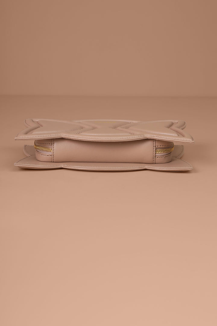Tulip Clutch - Beige