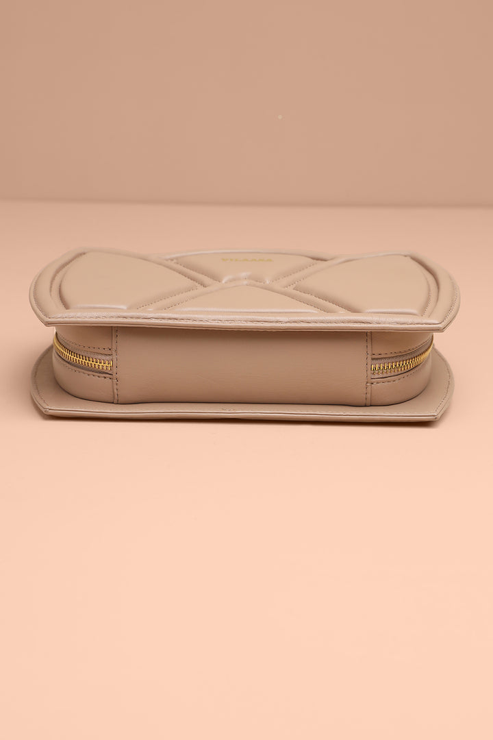Beige Shoulder handbags for women