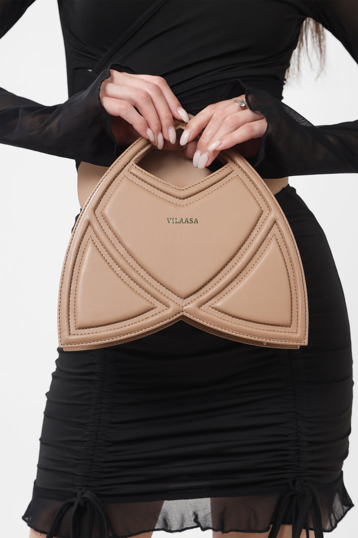 Tulip Handbag - Beige
