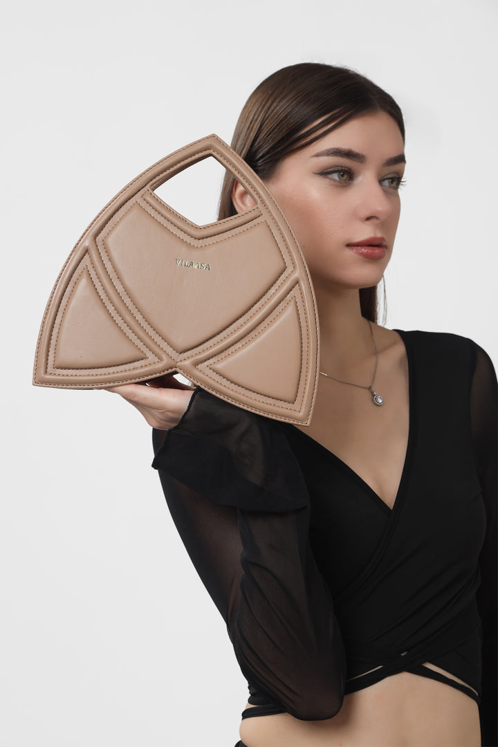 Tulip Handbag - Beige