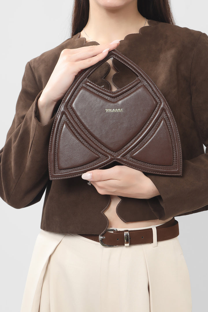 Tulip Handbag - Brown
